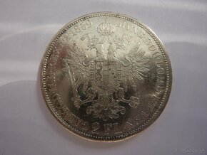 Vzácny 2 florin 1859 B v krásnom stave - 11