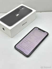 iPhone 11 64GB BLACK NOVÁ BATÉRIA PRÍSLUŠENSTVO - 11