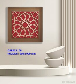 3D Obraz – Ornament na stenu - 11