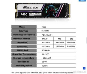 NVMe SSD  M.2 - 11