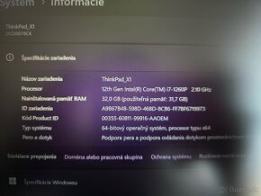 Lenovo ThinkPad X1 Yoga Gen 7 Storm Grey LTE celokovový - 11