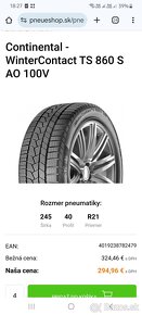 ZIMNE PNEUMATIKY 245/40 R21 - 11