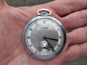Art-decové kapesni hodiny Phenix s dvoutonovým číselníkem - 11