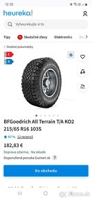 ✅BFGoodrich All-Terrain T/A KO2 215/65 R16 - 11