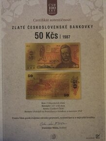 Komu chýbajú do zbierky staré Československé bankovky, ale v - 11