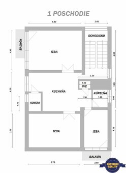 PREDAJ : 6 - izbový, dvojgeneračný rodinný dom - Komárno - 11