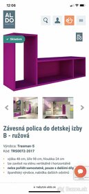 Detská písací izba stôl, stilička, luster, police…. - 11