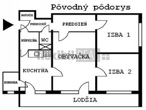 Veľký 3 izbový byt 78 m2 XXL lodžia komora Valachovej BA4 - 11