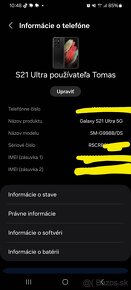 Samsung s21ultra 5G /256 gb + príslušenstvo - 11