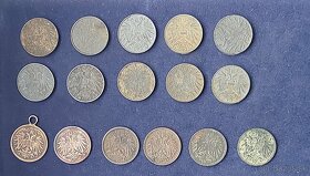 Zbierka mincí - Rakúsko Uhorsko prvá a druhá emisia - 11