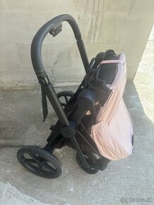 Športový kočík Cybex Priam Matt Black 2022, Peach Pink - 11