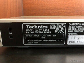 TECHNICS Quartz Synthesizer FM/AM Stereo Tuner ST-Z450 - 11