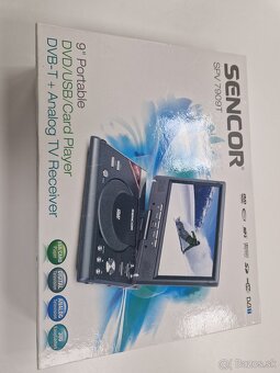 25cm Televizor do AUTA na 12v + DVD-CD-USB-GAME-DVB-T - 11