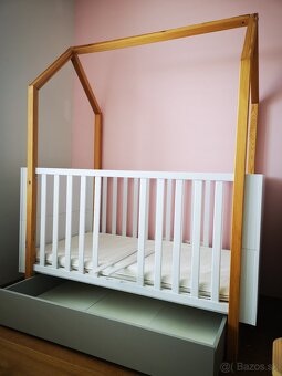 Detská postieľka PINETTE COT BED 70x140 - 11