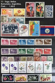 poštové známky - svet mix - 11