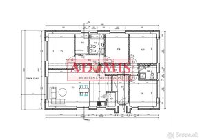 Predám pekný bungalov 123m2,5izbový, Ortáše 607m2, iba 18 km - 11