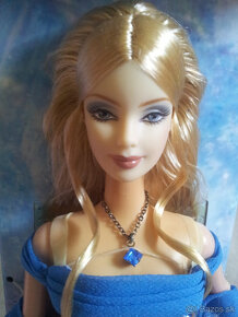 Barbie zberatelska babika Aquamarine... - 11