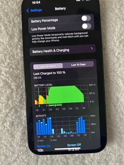 iphone14 midnight 128GB zdravie batérie 84% - 11