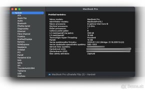 MacBook Pro 15” touchbar NOVÁ BATÉRIA (kupovaný za 2200€) - 11