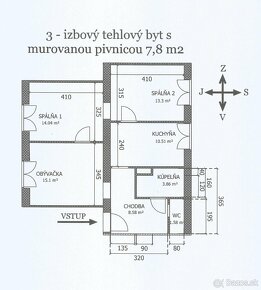 REZERVOVANÝ 3 izbový byt v širšom centre Martina - 11