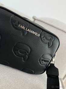 Crossbody kabelka Karl Lagerfeld čierna - 11