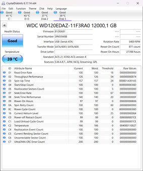 3,5" HDD 12TB Western Digital WD120EDAZ CMR - 11