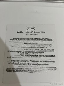 iPad Pro 11 512Gb (3rd Generation) Wi-Fi + Celluar M1 - 11