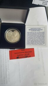 Slovenske strieborne proof mince 10 a 20 Euro - 11