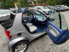 SMART FORTWO CABRIO 2003 80 tkm klima automat kůže - 11