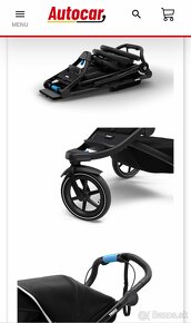 Športový kočík Thule urban glide 2 black on black - 11