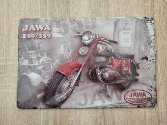 Retro plechové cedule JAWA - 11