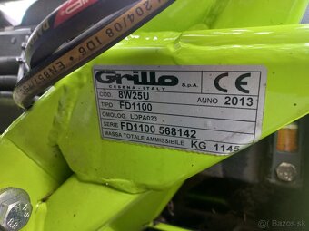 Prodám komunální sekací traktor Grillo FD1100 - 11