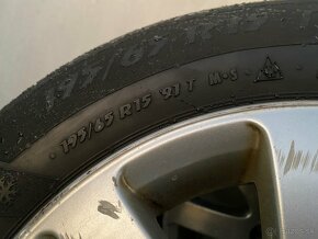 Zimna sada - vw hlnikove disky s 195/65 R15 rozteč 5x112 - 11