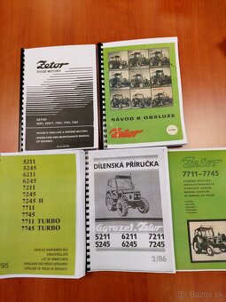 NAJLACNEJŠIE príručky pre Zetor, kombajn a všetky stroje - 11