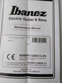 Elektrická gitara Ibanez RG652AHMFX-RPB Made in Japan - 11