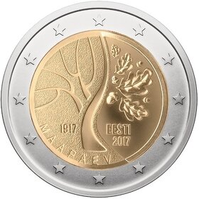 Euromince - pamatne dvojeurove mince ESTONSKO - 11