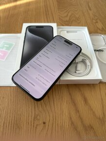 iPhone 15 Pro 128 gb Black Titanium v záruke - 11