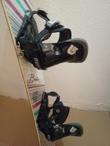 144 cm krasny damsky snowboard BURTON + viazko - 11