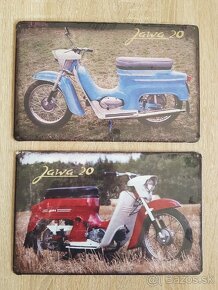 Retro plechové cedule JAWA - 11