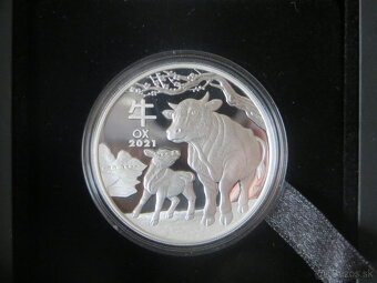 1 oz investičné striebro Australian Lunar III Year of the Ox - 11