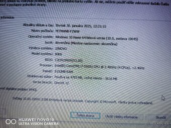 Predám za výhodnú cenu Lenovo Z51 70 i7 500gb,2gb,8gb - 11