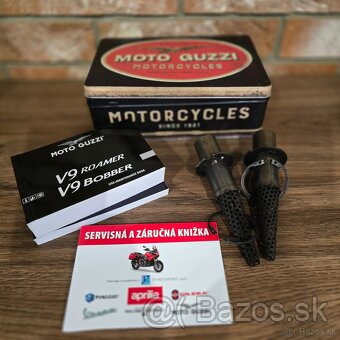 MotoGuzzi V9 Bobber 2018 výfuky Zard + doplnky - 11