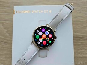 Huawei Watch GT 4 41 mm White Leather Strap, top stav,zaruka - 11