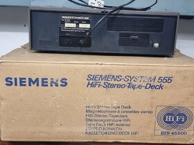 ☆ HiFi Stereo Tape Deck - SIEMENS SYSTEM 555 + O. BOX - 11
