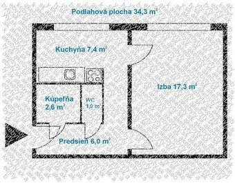 Predaj pekne slnečného 1-izbového bytu v Bratislave... - 11