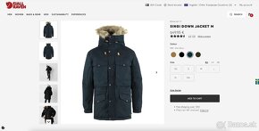 Nová páperová bunda Fjallraven Singi Down Jacket M - 11