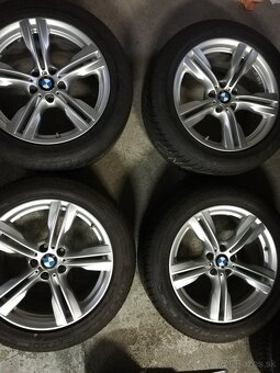 Alu disky 5x120 r19 na BMW X5 X6 zimné pneumatiky 255/50 r19 - 11