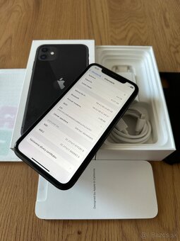 iPhone 11 64gb Black + komplet príslušenstvo - 11