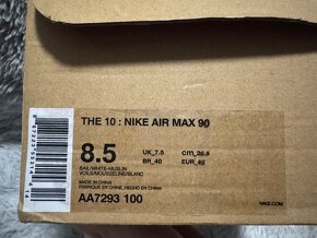 Off White Nike Airmax 90 White - 11