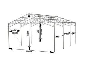 Predam NOVE pozynkovane ocelove konstrukcie haly - 11